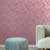 Ted Baker Kingdom Wallpaper - 12588 - Pink / Silver