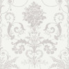 Laura Ashley Josette Wallpaper - 113385 - Dove Grey / White