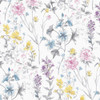 Laura Ashley Wild Meadow Wallpaper - 113363 - White