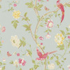 Laura Ashley Summer Palace Wallpaper - 113392 - Duck Egg