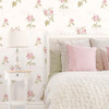 Galerie Rose Garden Calligraphy Roses Wallpaper - CG28820 - Pink