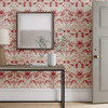 Morris & Co Simply Strawberry Thief Wallpaper - 217059 - Madder