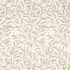 Morris & Co Willow Boughs Linen wallpaper showing flowing willow branches and delicate leaf pattern in soft neutral tones