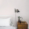 Galerie Secret Garden Trellis Negative Wallpaper - G78521 - Dusty Pink