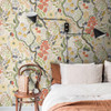 Galerie Sommarang Ann Wallpaper - S65102 - White / Yellow