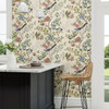 Sanderson Chinoiserie Hall Wallpaper - 217113 - Linen / Chintz