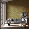 Harlequin Melodic Wallpaper - 112829 - Gold / Black Earth