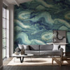 Harlequin Reflected Obsidian Wallpaper - 112852 - Azurite