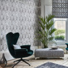 Prestigious Textiles Chisel Wallpaper - 1674/908 - Pewter