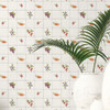 Galerie Just Kitchens Fruit Tile Wallpaper - G45418 - Cream / Red / Purple / Orange