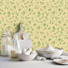 Galerie Just Kitchens Ivy Wallpaper - G45430 - Yellow / Green