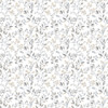 Galerie Just Kitchens Spring Leaf Trail Wallpaper - G45454 - Grey / Beige
