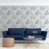 Chalky Tropical Wallpaper - 909908 - Soft Navy