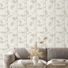 Ted Baker Carmel Wallpaper - ED13069 - White / Taupe