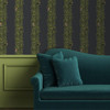 Ted Baker Compala Wallpaper - ED13138 - Navy Blue / Green / Orange