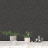 Galerie Nordic Plaster Wallpaper - G56159 - Black