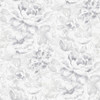 Galerie Floral Sketch Wallpaper - G56299 - Silver / Grey