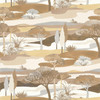 Casamance Cap Ferret Wallpaper - 75870100 - Sable / Latte