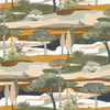 Casamance Cap Ferret Wallpaper - 75870406 - Cypres / Ocre