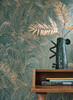 Casamance Maree Haute Wallpaper - 75902344 - Vert Anglais / Dore