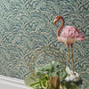 Clarke & Clarke Lumino Wallpaper - W0142/05 - Noir / Gilver
