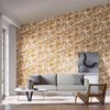 Harlequin Grounded Wallpaper - 113007 - Baked Terracotta / Parchment