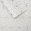 Graham & Brown Prism Wallpaper - 104737 - White / Rose Gold