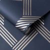 Graham & Brown Vector Wallpaper - 105466 - Navy / Gold