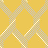 Graham & Brown Vector Wallpaper - 105468 - Lemon / Silver