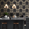 Graham & Brown Eclipse Wallpaper - 115066 - Black / Gold