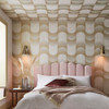 Graham & Brown Eclipse Wallpaper - 115075 - Pearl / Gold