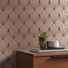 Graham & Brown Rene Wallpaper - 105927 - Rose Gold