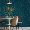 Graham & Brown Boreas Wallpaper - 107582 - Teal