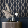 NEXT Optical Triangle Wallpaper - 118282 - Navy