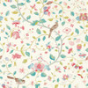 Sanderson Aril's Garden Wallpaper - 217236 - Blue Clay / Pink
