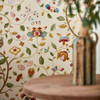 Sanderson Aril's Garden Wallpaper - 217238 - Olive / Mulberry