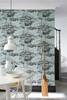 Little Greene Zingara Wallpaper - 0288ZICERUL - Cerulean Sea