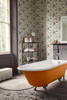 Little Greene Woodblock Mono Wallpaper - 0291WODOLPH - Dolphin