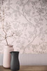 Little Greene Wrest Trail Wallpaper - 0291WRPINKZ - Pink Plaster