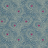 Little Greene Carlton House Terrace Wallpaper - 0256CTBLUEP - Blue Plume