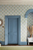 Little Greene Hencroft Wallpaper - 0245HEBLUEP - Blue Primula