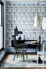Little Greene Stag Trail Wallpaper - 0245STARSEN - Arsenic