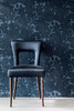Little Greene Tulip Wallpaper - 0260TUBLUEZ - Blue Black