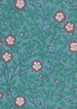 Little Greene Briar Rose Wallpaper - 0263BRMARIN - Marine Blue