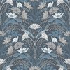 Galerie Varmdo Wallpaper - S24115 - White / Blue