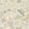 Galerie Flyga Wallpaper - S63025 - Light Grey / Yellow / Olive