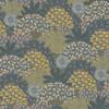 Galerie Forest Bloom Motif Wallpaper - FS72008 - Turquoise / Yellow