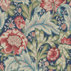 Galerie Acanthus Garden Wallpaper - ET12302 - Deep Blue / Red / Green