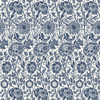 Galerie Tonal Floral Trail Wallpaper - ET12502 - Blue / White