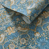 Clarke & Clarke Strawberry Thief Wallpaper - W0171/02 - Denim / Spice